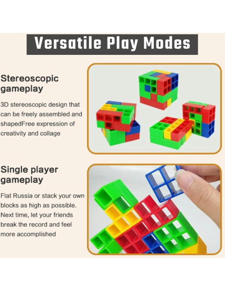 Juego de Apilamiento Gdaytao 48 Piezas Ecológico para Niños Juego de Apilamiento Gdaytao 48 Piezas Ecológico para Niños