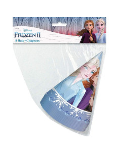 Sombreros de Fiesta Disney Frozen 2 Únicos - Paquete de 8 2