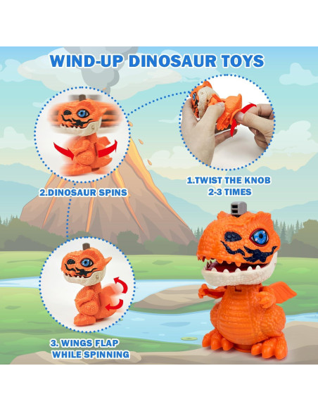 Juguetes Dinosaurios Leetous Paquete 4 Figuras Educativas