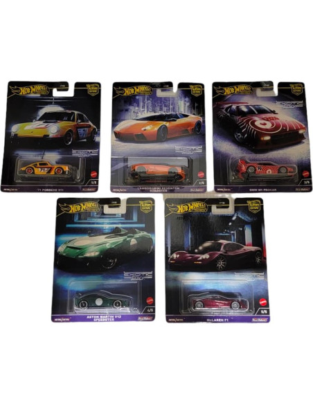 Hot Wheels Car Culture 2024 Conjunto 5 Vehículos Diecast