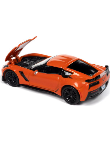 Coche Deportivo 1:64 Auto World Z06 Naranja 2019
