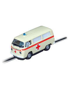 Coche Slot Carrera VW Bus T2b Ambulancia 1:32 Analógico
