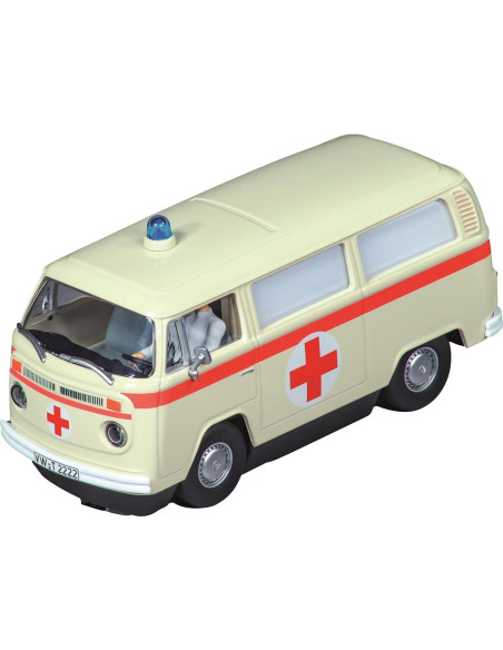 Coche Slot Carrera VW Bus T2b Ambulancia 1:32 Analógico