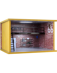 Vitrina para coches 1:24 Bivitre con LED y acrílico 2