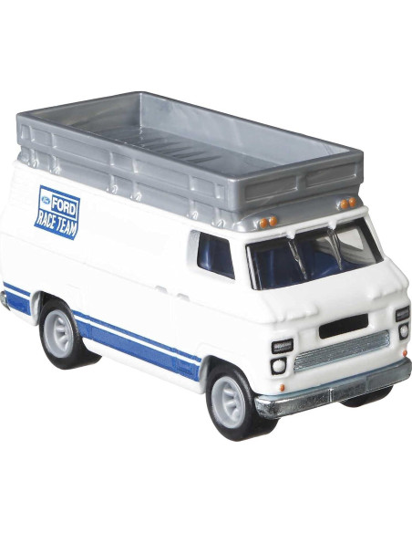 Transportador Hot Wheels GTT28 a escala 1:64 con coche Transportador Hot Wheels GTT28 a escala 1:64 con coche