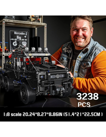 Set de Construcción de Auto GEVINST 3238 Piezas 1:8 Set de Construcción de Auto GEVINST 3238 Piezas 1:8