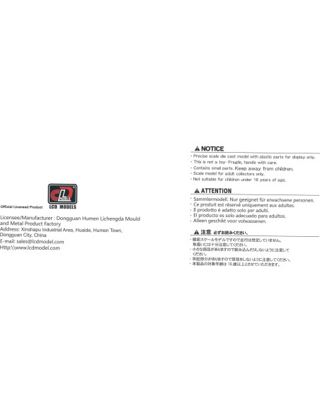 Coche Miniatura LCD Models Defend 90 Naranja 1/64