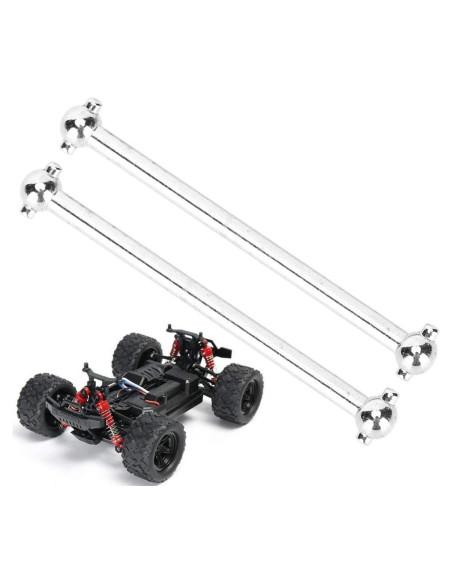 Eje de Conducción RC Yosoo 1/18 Metal 53mm 2 Pcs Reemplazo