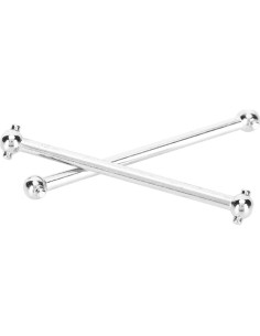 Eje de Conducción RC Yosoo 1/18 Metal 53mm 2 Pcs Reemplazo 2