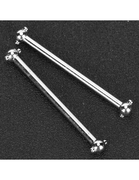 Eje de Conducción RC Yosoo 1/18 Metal 53mm 2 Pcs Reemplazo