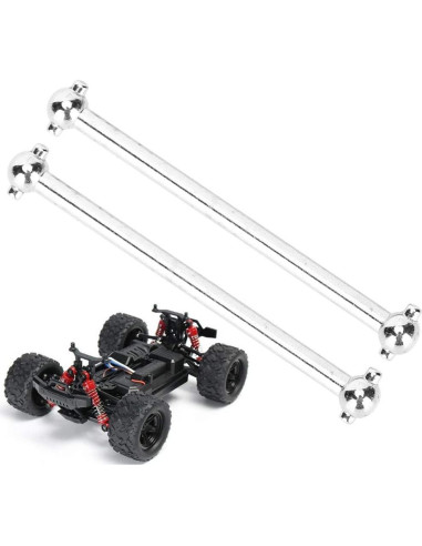 Eje de Conducción RC Yosoo 1/18 Metal 53mm 2 Pcs Reemplazo