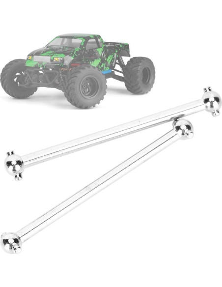 Eje de Conducción RC Yosoo 1/18 Metal 53mm 2 Pcs Reemplazo