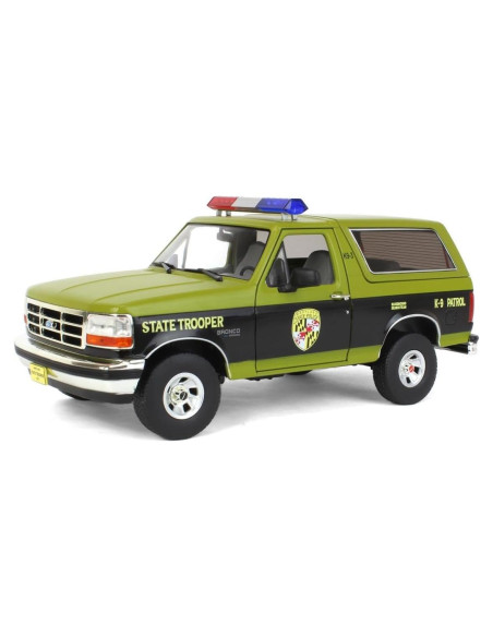 Coche de Juguete Greenlight Bronco Policía K-9 1/18