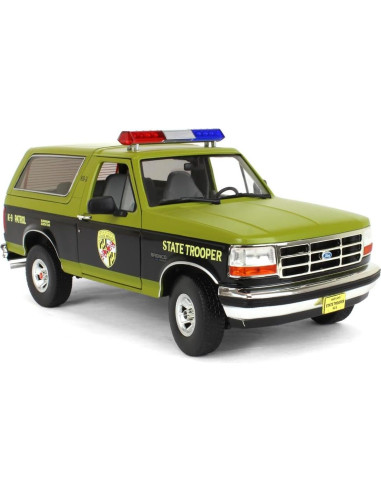 Coche de Juguete Greenlight Bronco Policía K-9 1/18
