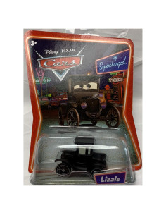 Vehículo de Acción Cars Lizzie Mattel 1:55 Metal Fundido
