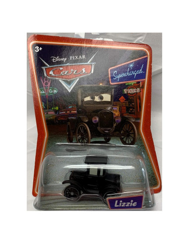 Vehículo de Acción Cars Lizzie Mattel 1:55 Metal Fundido