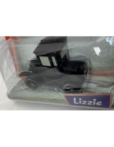 Vehículo de Acción Cars Lizzie Mattel 1:55 Metal Fundido