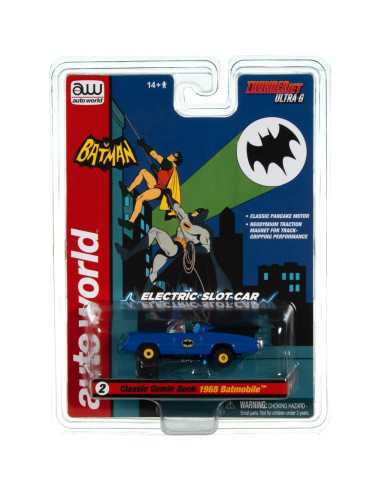 Auto World Thunderjet Batimóvil 1968 Escala 1:64 Azul