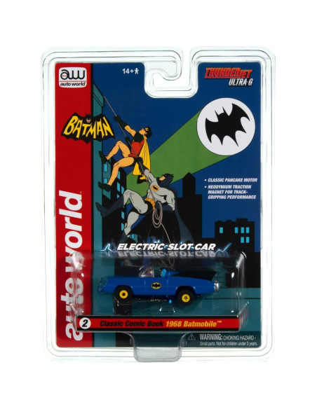 Auto World Thunderjet Batimóvil 1968 Escala 1:64 Azul