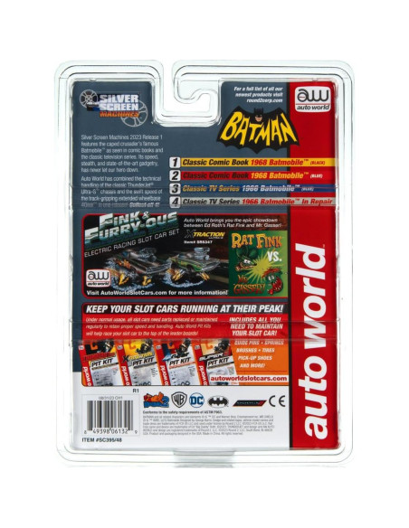 Auto World Thunderjet Batimóvil 1968 Escala 1:64 Azul