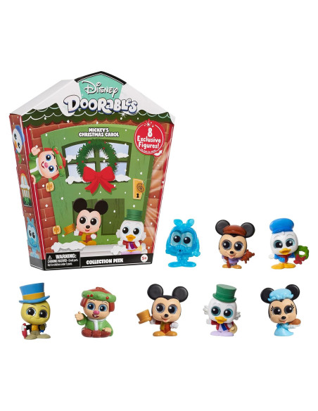 Disney Doorables Cuento de Navidad Mickey 8 Figuras