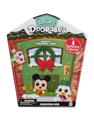 Disney Doorables Cuento de Navidad Mickey 8 Figuras
