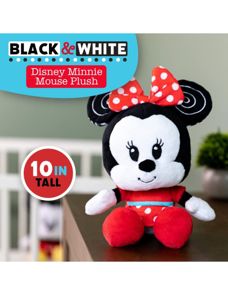 Peluches Disney Minnie Kids Preferred 25.4 cm Blanco y Negro Peluches Disney Minnie Kids Preferred 25.4 cm Blanco y Negro