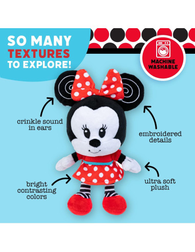Peluches Disney Minnie Kids Preferred 25.4 cm Blanco y Negro