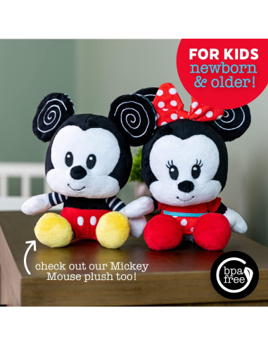 Peluches Disney Minnie Kids Preferred 25.4 cm Blanco y Negro