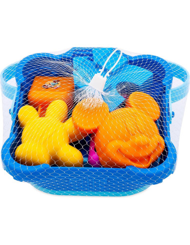 Conjunto de Playa Disney Mickey Minnie 6 Piezas Juguetes