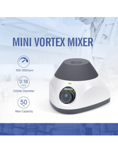 Mezclador Vortex Mini LACHOI 500-3500RPM Ajustable 50ml 2