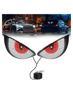 Luz Ojos del Diablo LED LECART para Coche Rojo y Blanco