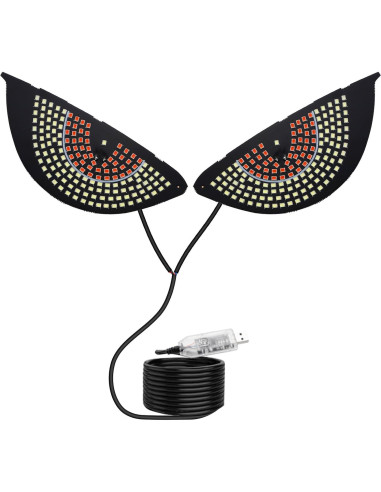 Luz Ojos del Diablo LED LECART para Coche Rojo y Blanco