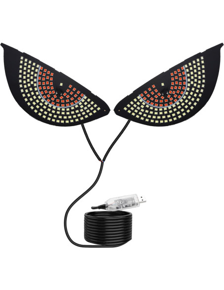 Luz Ojos del Diablo LED LECART para Coche Rojo y Blanco