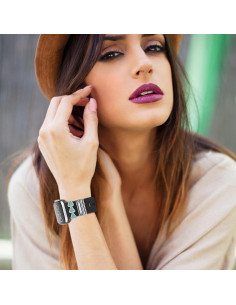 Encantos de Diamante Brillante ALMNVO para Apple Watch 20mm 2