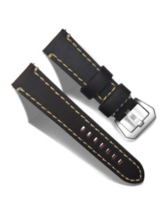 Correa de Reloj de Cuero 22mm RBIPO con Liberación Rápida