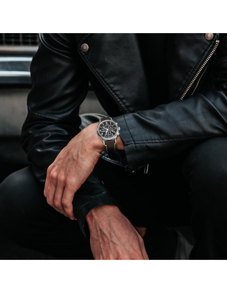 Correa de Reloj de Cuero 22mm RBIPO con Liberación Rápida