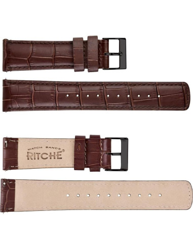 Correa de Reloj de Cuero Ritche 20mm para Samsung Galaxy