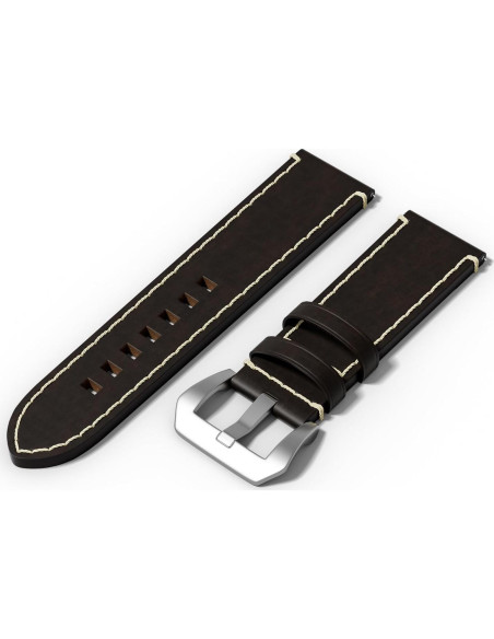 Correa de Reloj de Cuero 22mm RBIPO con Liberación Rápida