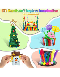 Kit de Manualidades Sundaymot 2000 Piezas para Niños 6-10 Años 2