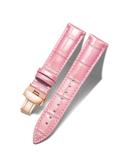 Correa de Reloj de Cuero BINLUN 12-24mm Liberación Rápida