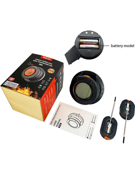 Termómetro Inteligente Bluetooth Acesidn para Carne 2 Probetas