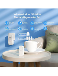 Higrómetro Termómetro WiFi Inkbird con Sensor Suizo 3 Pzs 2