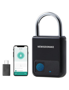 Candado Biométrico Newisdomake NM-8900PBN Negro