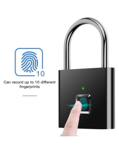 Candado Biométrico AICase de Huella Digital 90g USB 2