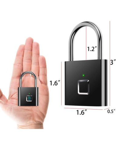 Candado Biométrico AICase de Huella Digital 90g USB