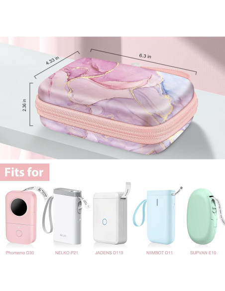 Funda Dura Fintie para Etiquetadora Phomemo D30 D35 y más