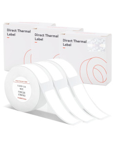 Cinta de Etiquetas INeedIt 3 Rollos 15x30mm Autoadhesiva