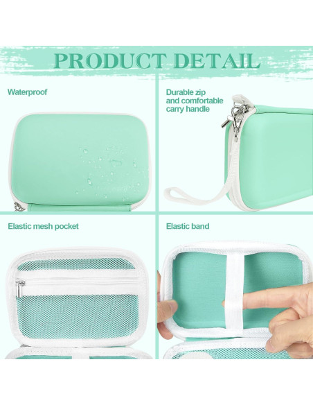 Funda Verde para Impresoras de Etiquetas Teyomi D30 D35 P21 D110