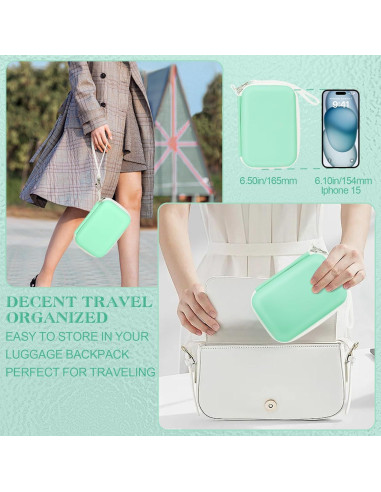 Funda Verde para Impresoras de Etiquetas Teyomi D30 D35 P21 D110